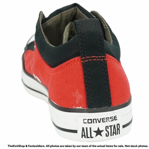 CONVERSE CT TORQUE OX RED BLACK 144647C MEN'S SNEAKERS - Picture 4 of 5